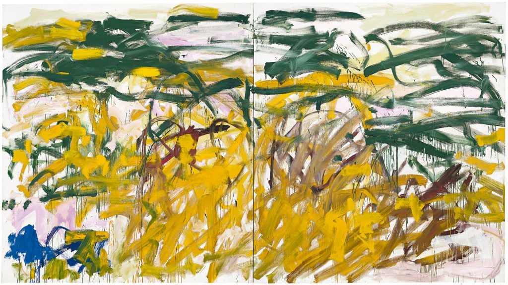 Joan Mitchell, No Birds (1987–88). Photo by Kris Graves, ©estate of Joan Mitchell.