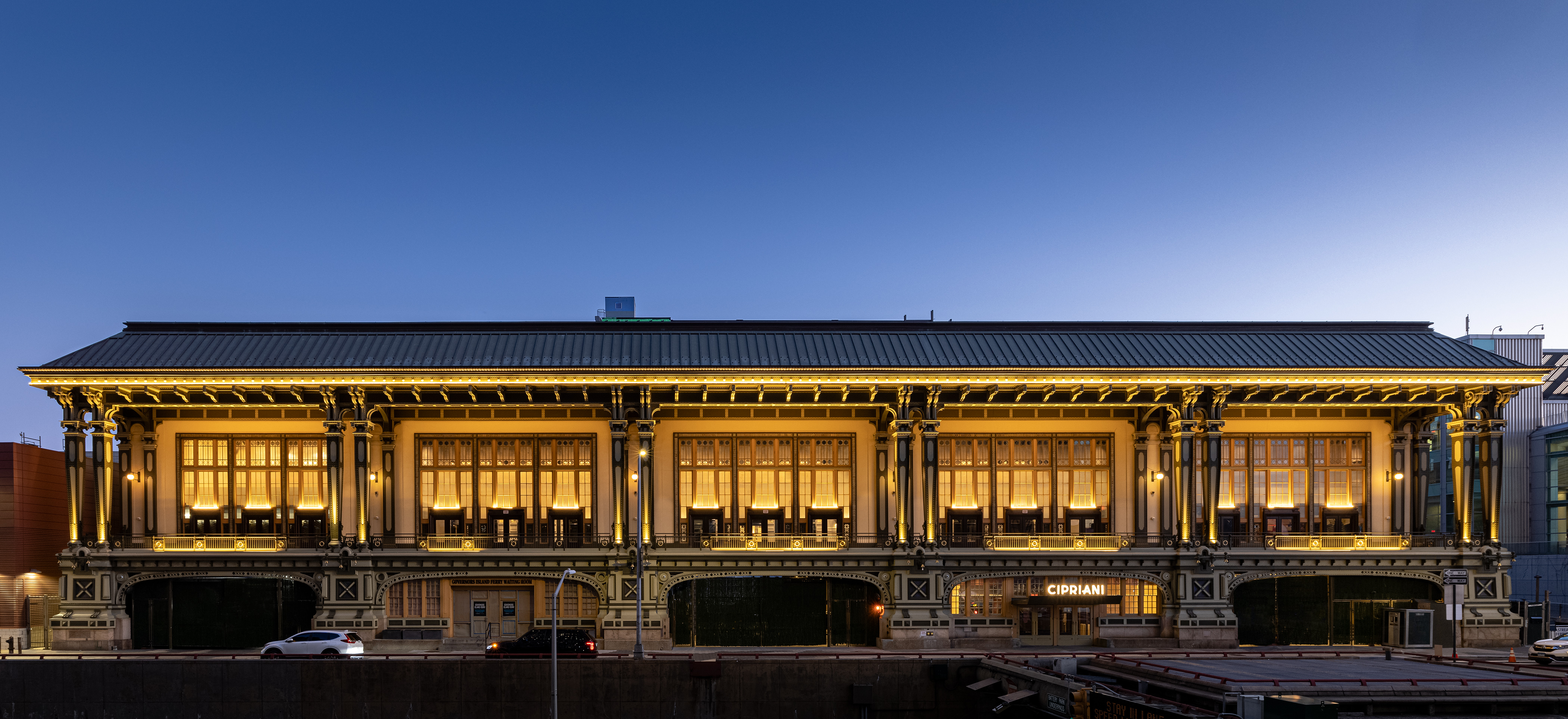 Cipriani at 10 South Street, NY, NY. Photo courtesy of Etienne Frossard and Independent.