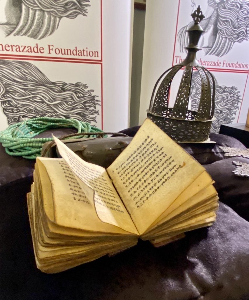 The Scheherazade Foundation has returned artifacts looted in Maqdala in 1868 to Ethiopia. Photo courtesy of the Embassy of the Federal Democratic Republic of Ethiopia, London.