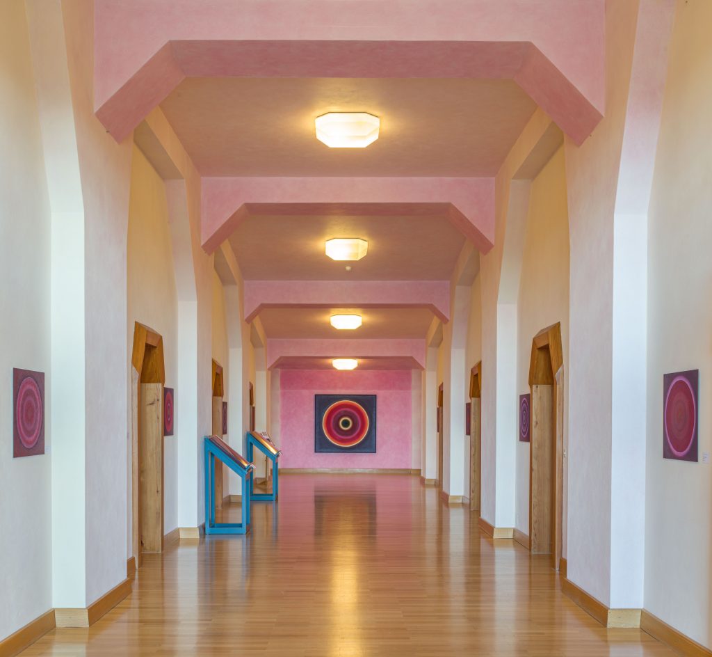 Installation view "Heikedine Guenther: Concentric Circles" at the Goetheanum, 2021. Courtesy of the artist.