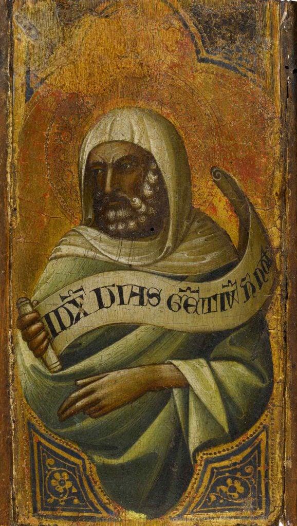 Lorenzo Monaco, The Prophet Jeremiah. Image courtesy Sotheby's.