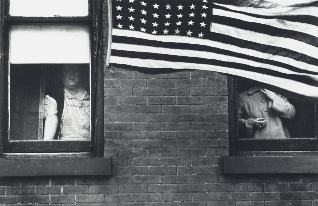 Robert Frank, Parade, Hoboken, New Jersey, 1955 (1955). Photo: Christie's Images Ltd.