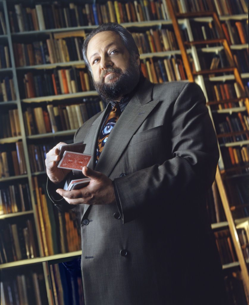 Master magician Ricky Jay poses for a portrait circa 1994 in Los Angeles, California. (Photo by Aaron Rapoport/Corbis/Getty Images)