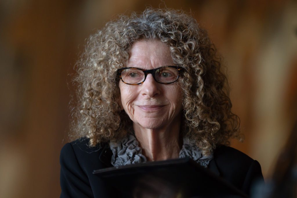 Barbara Kruger in 2019. Photo by Swen Pförtner/picture alliance via Getty Images