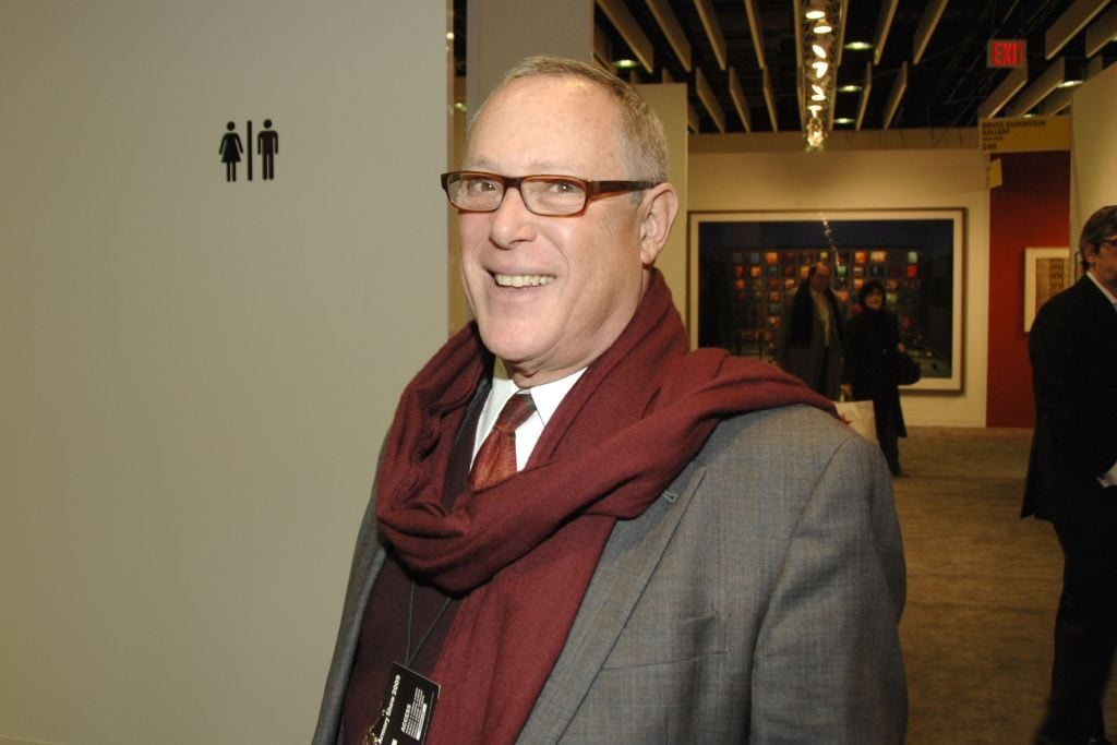 Asher Edelman attends The 2009 Armory Show Photo by Patrick McMullan/Patrick McMullan via Getty Images.