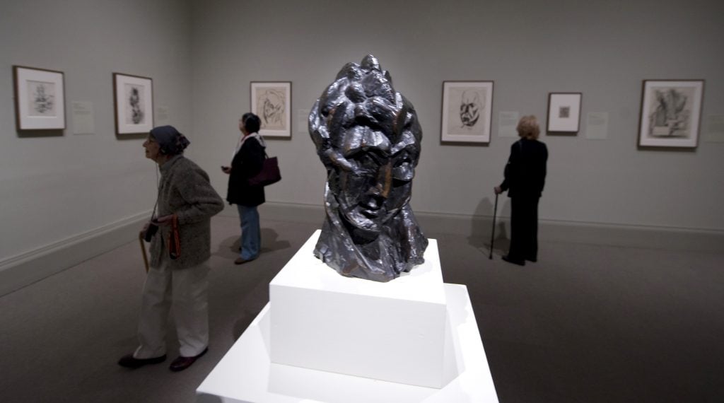 Works on view at the Metropolitan Museum of Art's Picasso exhibition in April 2010. Photo: Don Emmert/AFP via Getty Images.