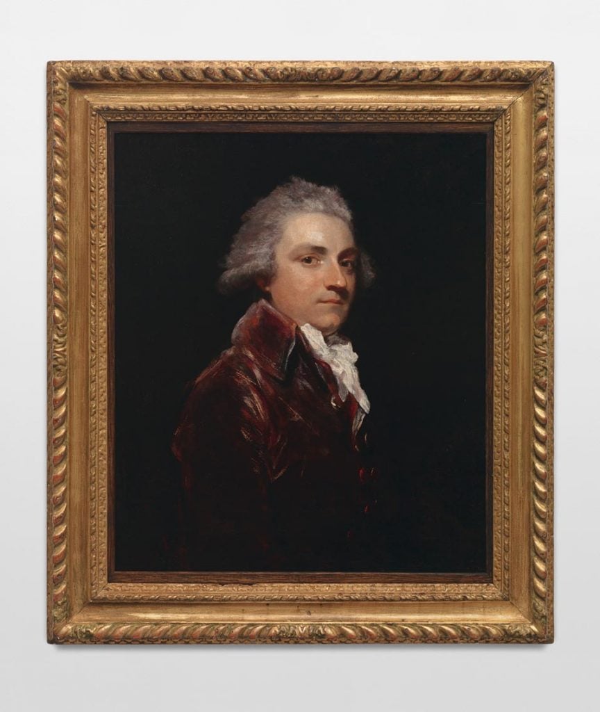 Joshua Reynolds, <i>Wilson Gale Braddyll</i> (1788). Oil on panel. Collection of Julian Opie.