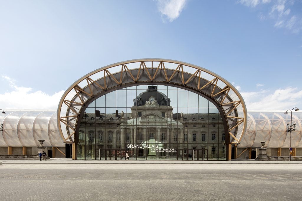 The Grand Palais Ephémère. ©Patrick Tourneboeuf.