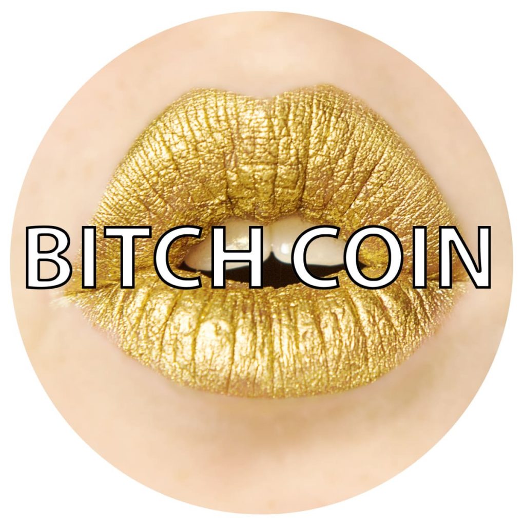 The Bitchcoin project logo. Image courtesy Sarah Meyohas.