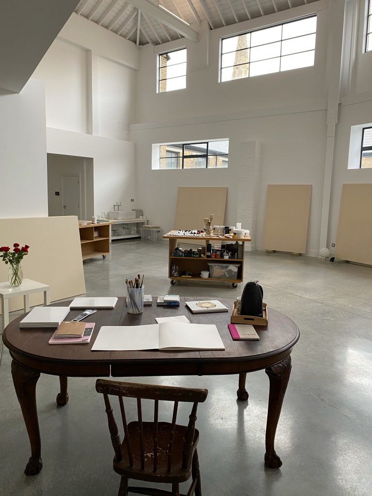 Tracey Emin's studio. Photo by Tracey Emin.