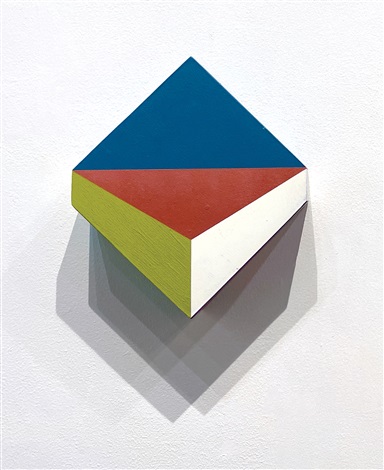 Ronald Davis, Untitled Block I (2021). Courtesy of 203 Fine Art.