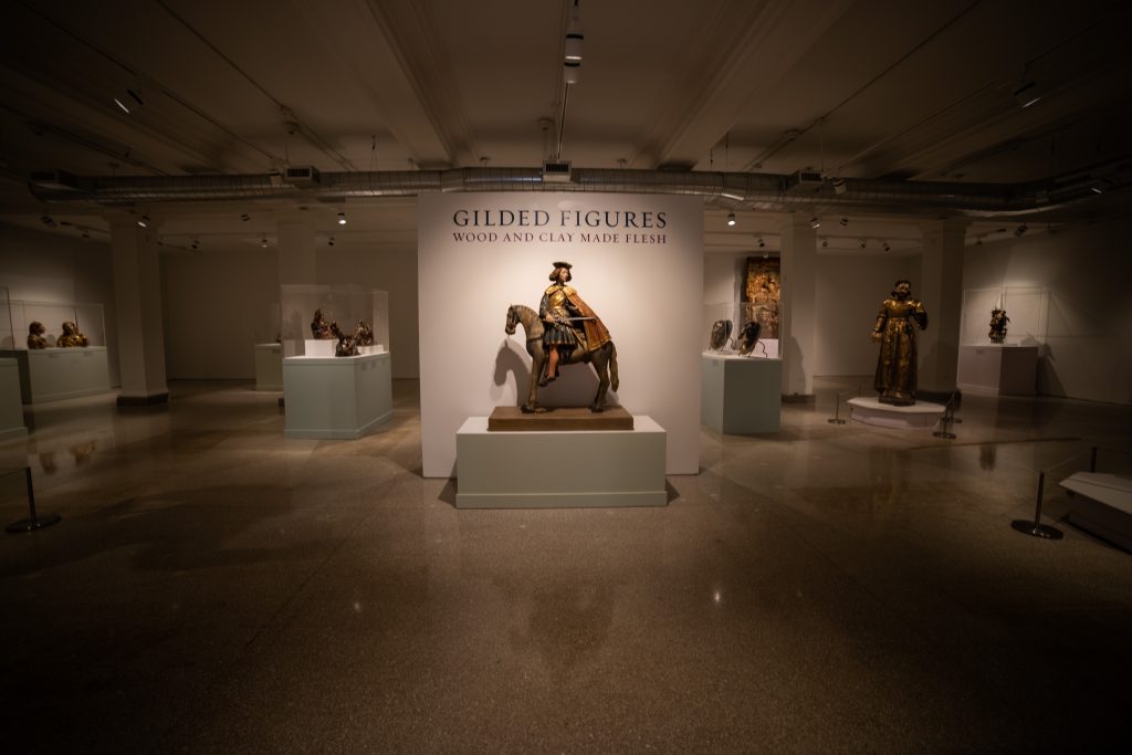 "Gilded Figures: Wood and Clay Made Flesh" at the Hispanic Society of America. Photo by Alfonso Lozano, courtesy of the Hispanic Society of America.