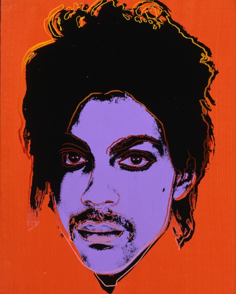 Andy Warhol, Prince (ca 1984). The artwork was based on a Lynn Goldsmith photo, and the Second Circuit ruled it was not fair use. The Andy Warhol Foundation for the Visual Arts, Inc./Artists Rights Society (ARS), New York.