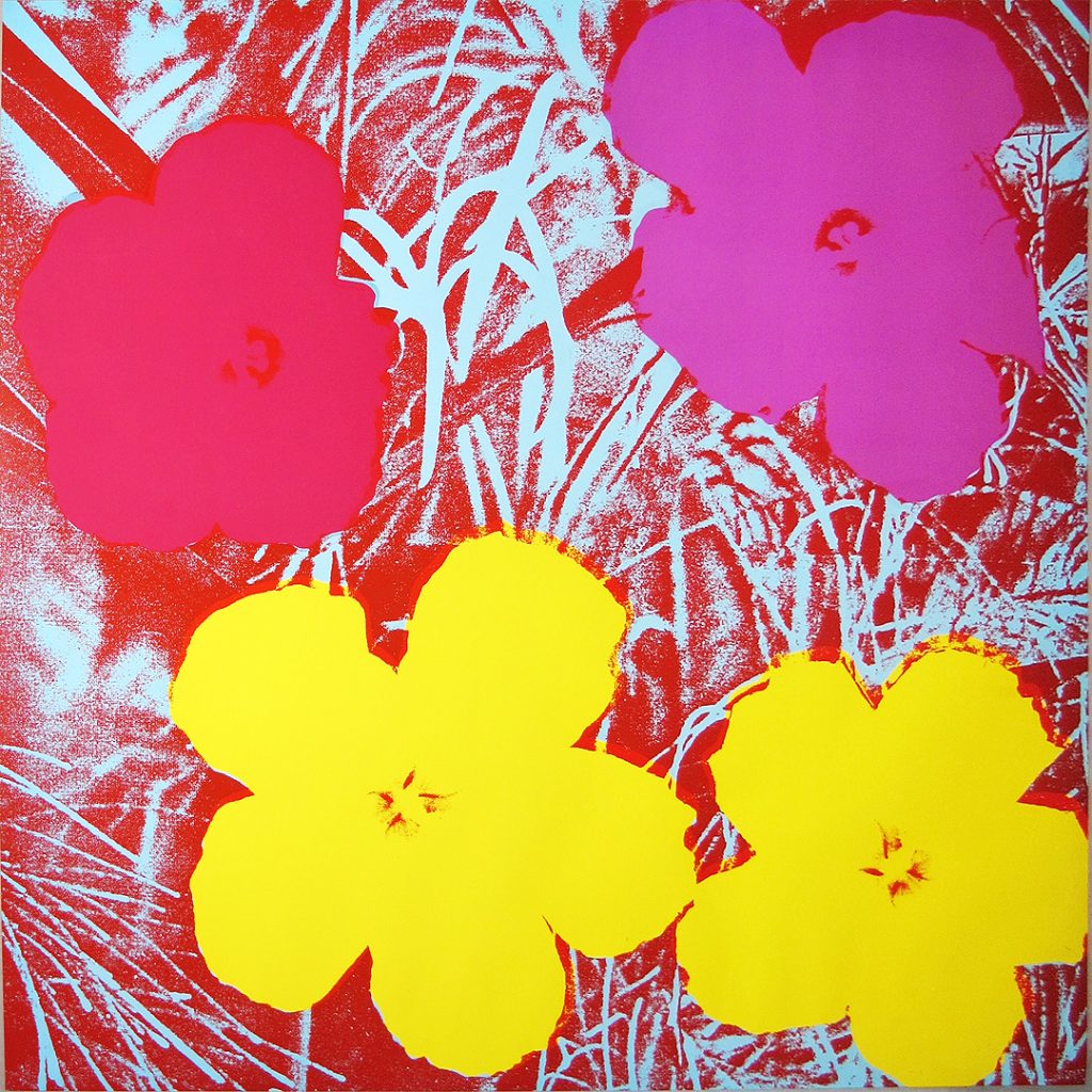 Andy Warhol, <em>Flowers (8 of 10 in Suite from Flowers Portfolio)</em>, 1970.From the Bank of America Collection. ©2021 the Andy Warhol Foundation for the Visual Arts, Inc./Licensed by Artists Rights Society (ARS), New York.