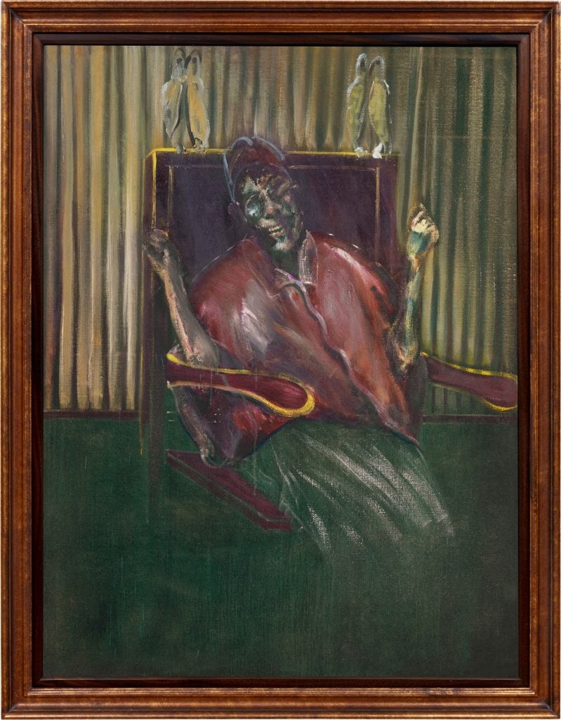 Francis Bacon, Pope With Owls (c. 1958). Photo courtesy of Phillips