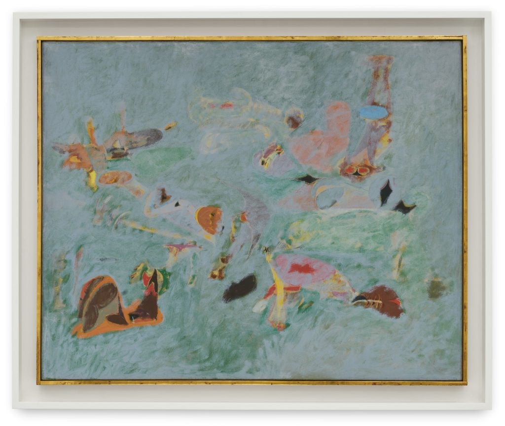Arshile Gorky, <em>Untitled (Virginia Summer)</em> ca. 1946–47. Photo by Jon Etter, ©the Arshile Gorky Foundation/Artists Rights Society, courtesy the Arshile Gorky Foundation and Hauser and Wirth.