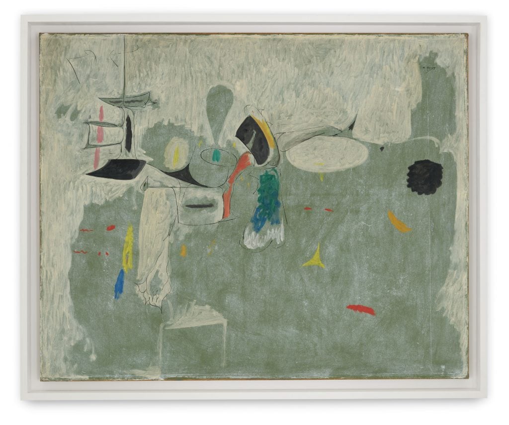 Arshile Gorky, <em>The Limit</em> (1947). Photo by Jon Etter, ©the Arshile Gorky Foundation/Artists Rights Society, courtesy the Arshile Gorky Foundation and Hauser and Wirth.