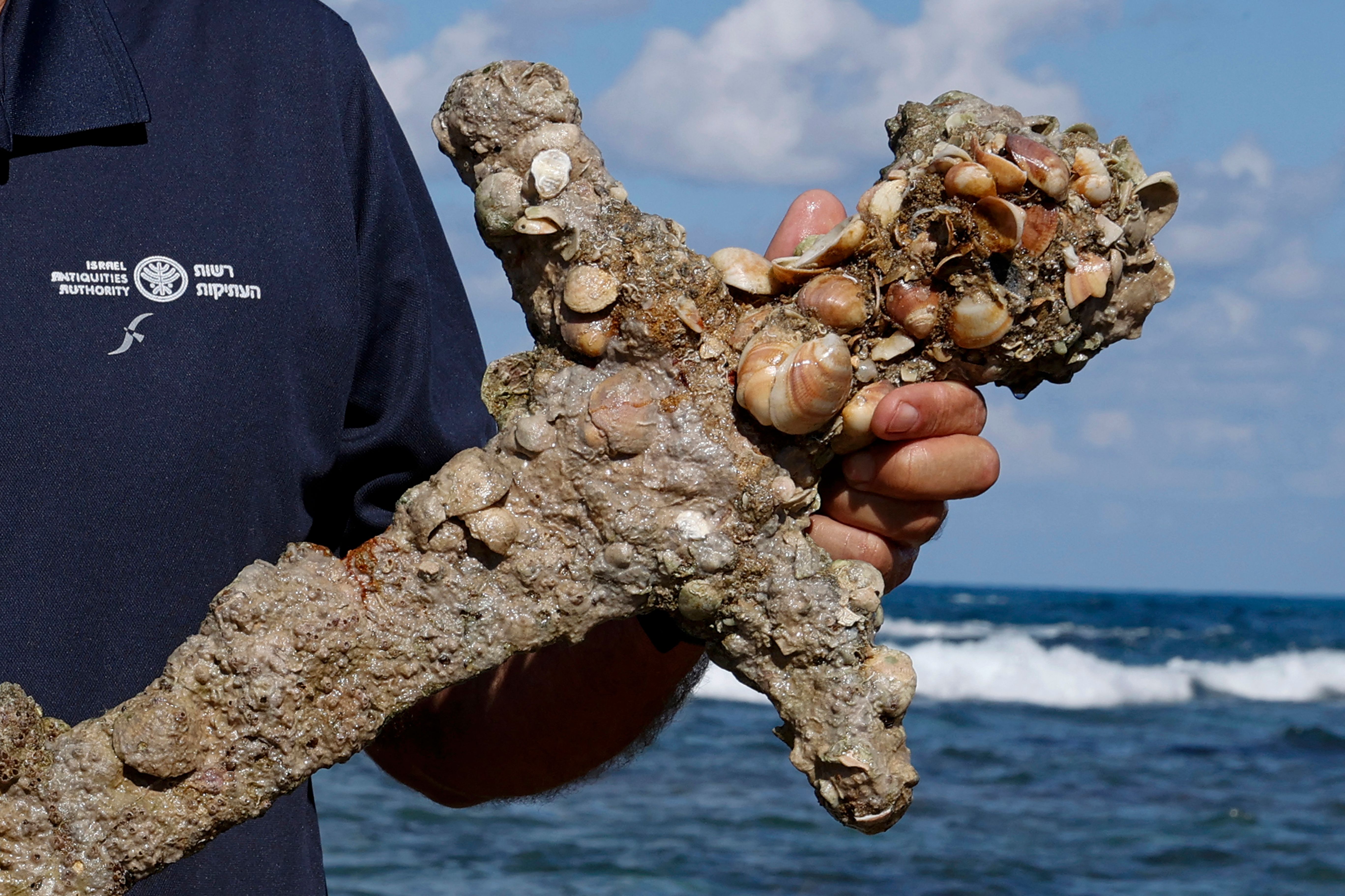 A Perfectly Preserved 900-Year-Old Crusader Knight's Sword Was Discovered  by a Scuba Diver Off the Israeli Coast