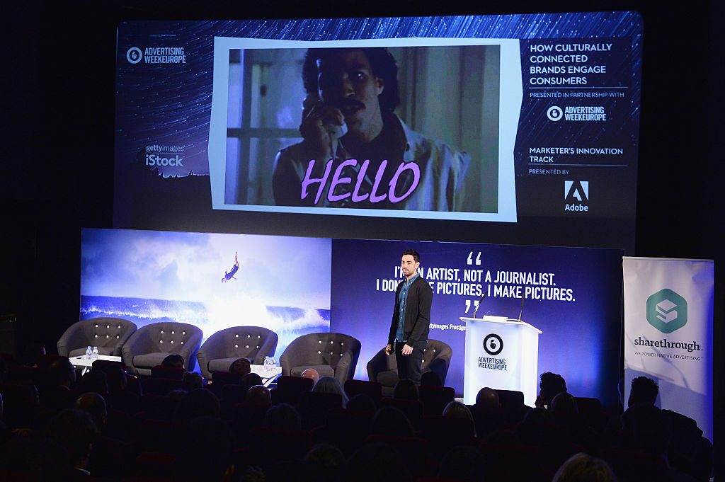 David Rosenberg, Director of Business Development Giphy during the Native Ad Forum on April 20, 2016 in London, England. (Photo by Anthony Harvey/Getty Images for Advertising Week Europe)