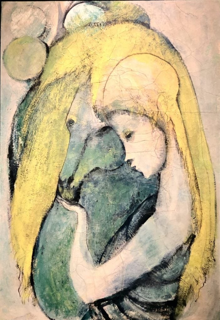Marjorie Cameron, Sea Horse (ca. 1950-52). Courtesy of Jeffrey Deitch Gallery.