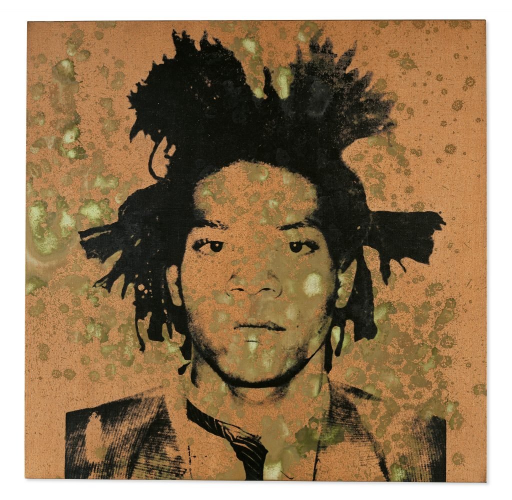 Andy Warhol, Jean-Michel Basquiat (1982).  Lent by Christie's Images, Ltd.