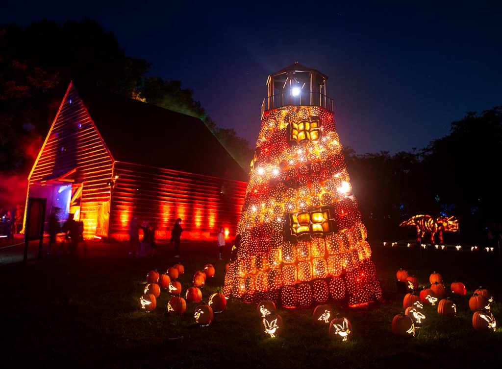 "The Great Jack-O'-Lantern Blaze." Photo courtesy of Historic Hudson Valley. 
