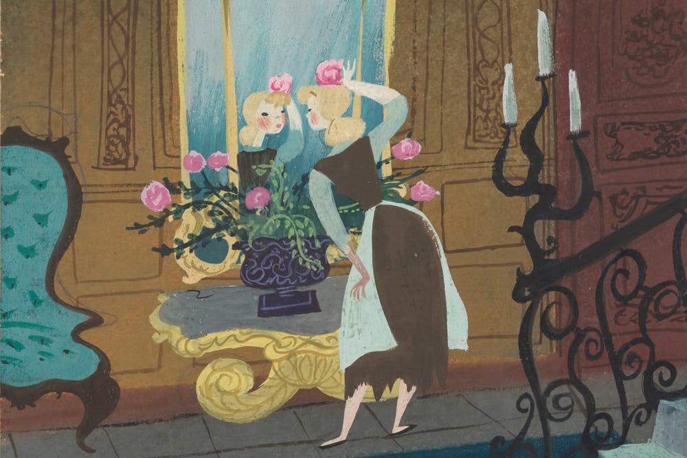 Mary Blair, <em>Cinderella</em> concept art (1950), detail. Courtesy of Walt Disney Animation Research Library.