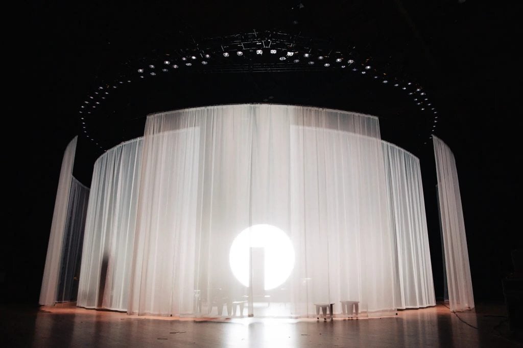 Carrie Mae Weems's Park Avenue Armory installation "The Shape of Things." Photo courtesy of the artist. 