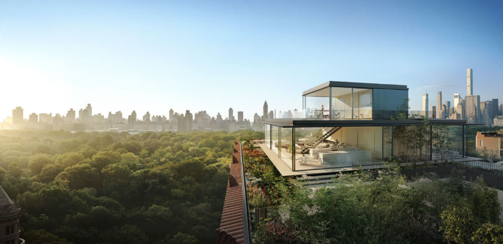 Bill Ackman's proposed penthouse. Photo: Foster + Partners, courtesy of the Landmarks Preservation Commission.