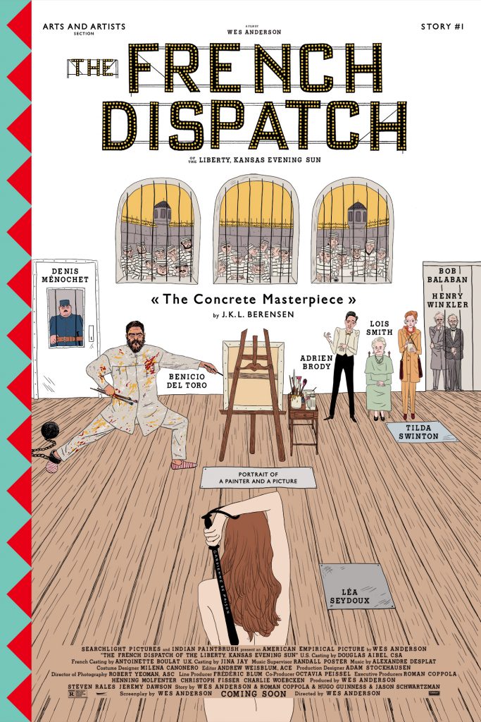 <em>The French Dispatch</em>. Image courtesy of Fox Searchlight Pictures.