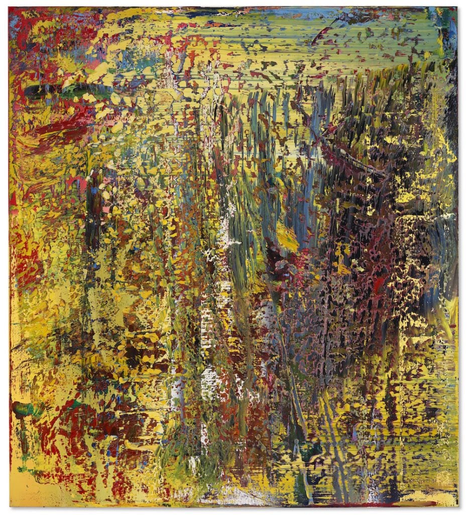 Gerhard Richter, Abstraktes Bild (1988). Image courtesy Christie's.