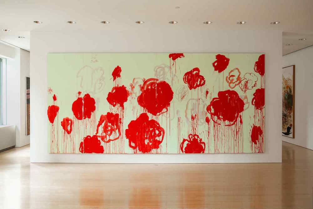 Cy Twombly, Untitled (2007). Image courtesy Sotheby's.