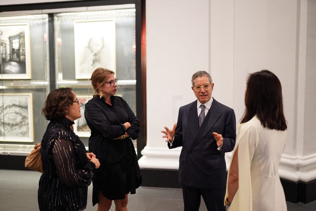 Jeffrey Deitch attends the opening of "JR Chronicles" at the Brooklyn Museum on October 2, 2019 in New York City. (Photo by Gonzalo Marroquin/Patrick McMullan via Getty Images)