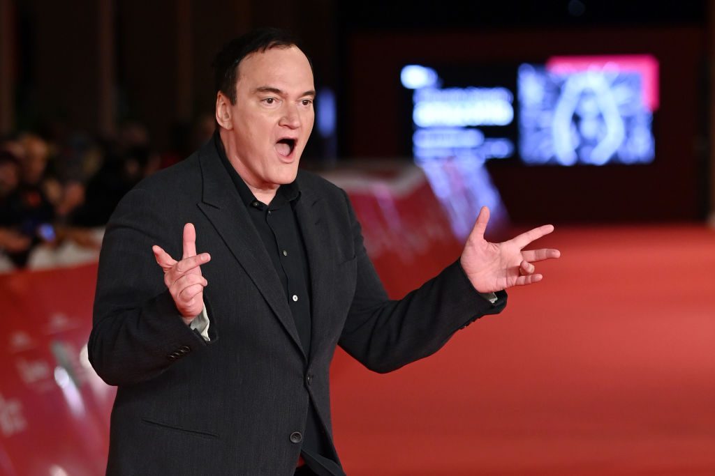 Quentin Tarantino on the red carpet during the 16th Rome Film Fest 2021 on October 19, 2021 in Rome, Italy. (Photo by Daniele Venturelli/Daniele Venturelli/WireImage)