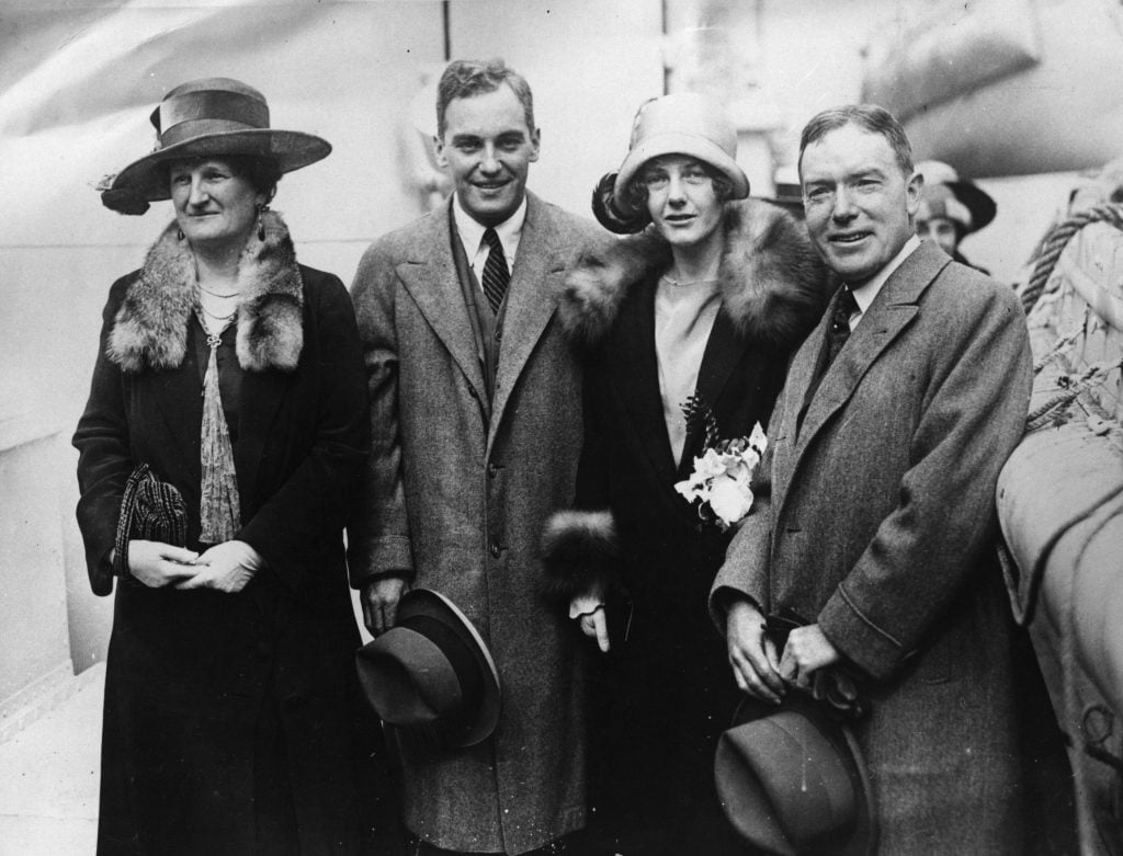 John D. Rockefeller reunited family members including Abby Rockefeller.  (Photo by Hulton Archive / Getty Images)