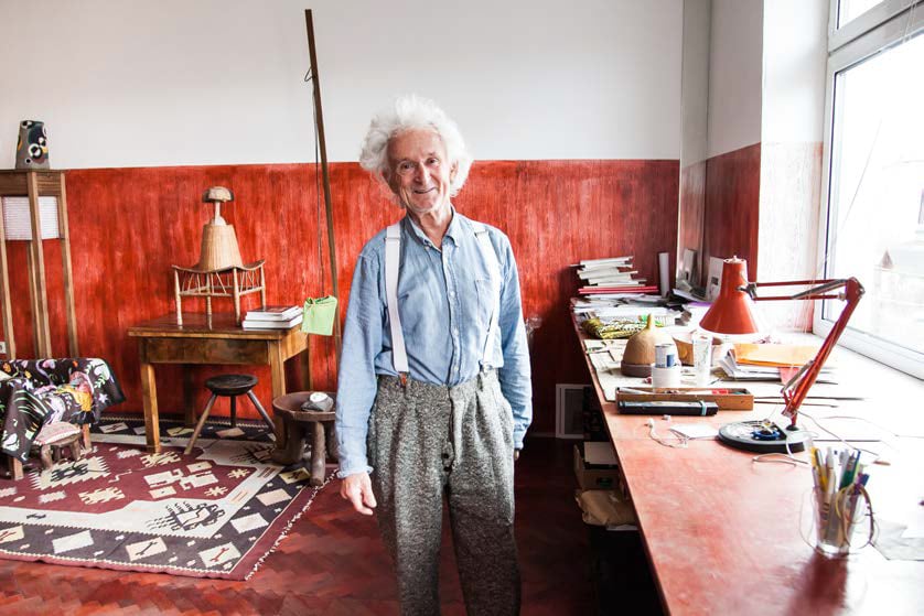 Heinz Frank in his Apartment. Photo Nathalie Badr