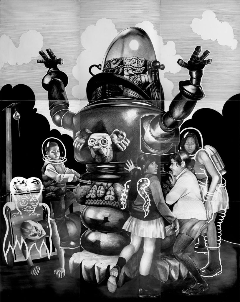 Hugo Crosthwaite, Robotlicue (2013). Courtesy of the artist and Luis De Jesus Los Angeles.