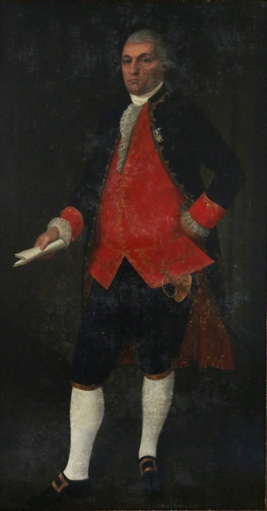 Francisco Antonio de Leon y Roldan (circa 1788), by the studio of Francisco Goya. Estimate $60,000-$90,000.