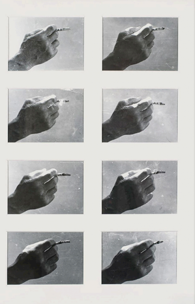 Kálmán Szíjártó, <i>Art gesture (Art gesztus)</i>, (1973-74). Courtesy of Q Contemporary.