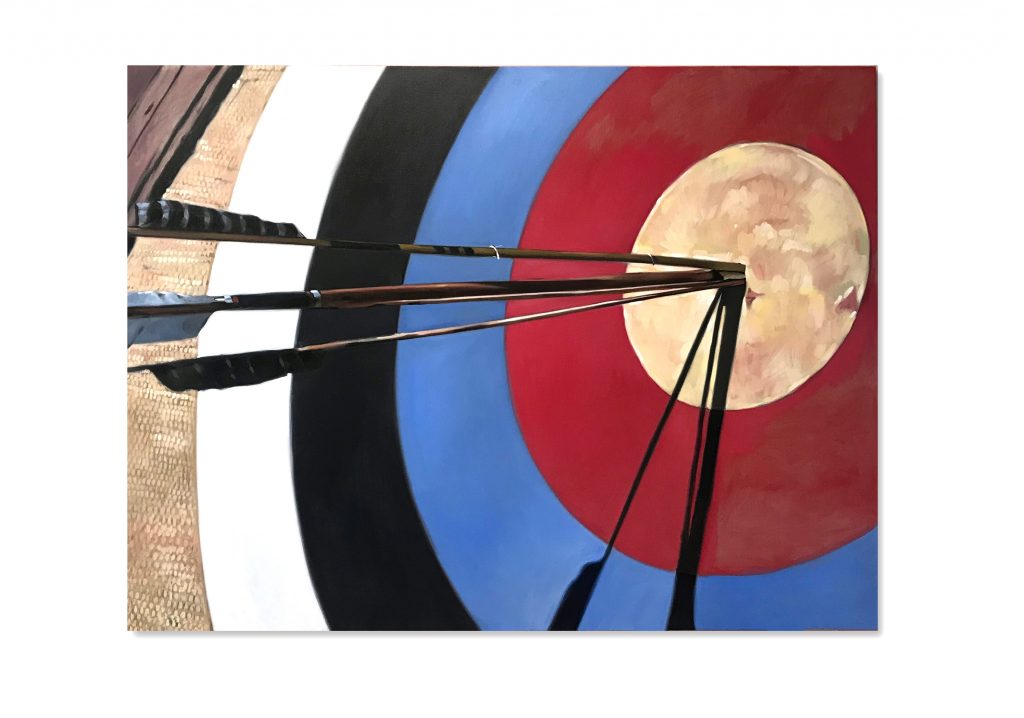 Oliver Clegg, Untitled (Arrows) (2020). Courtesy of Unit London.
