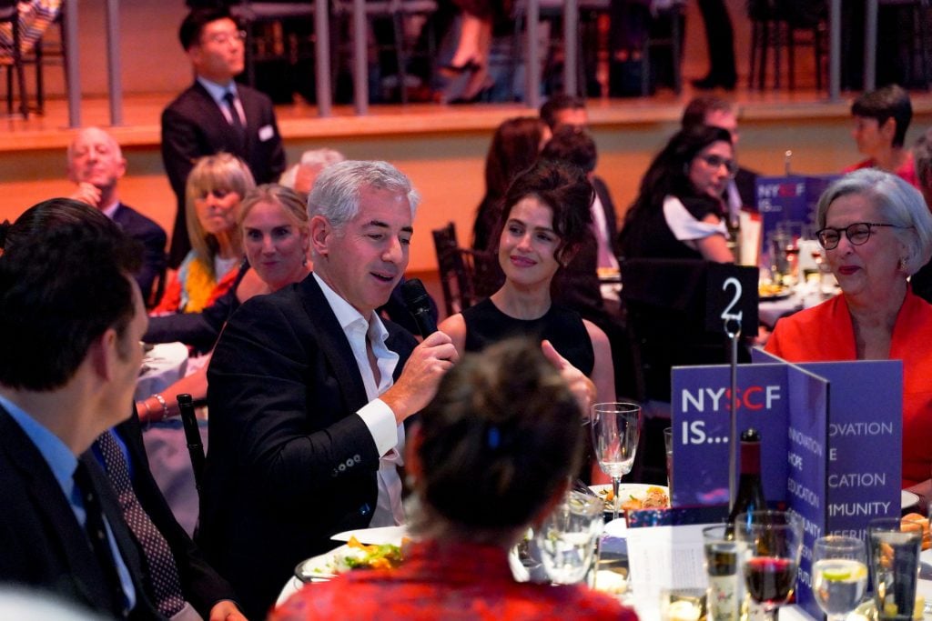 Bill Ackman and Neri Oxman attend The New York Stem Cell Foundation Gala And Science Fair at Jazz at Lincoln Center on October 7, 2019 in New York City. (Photo by Sean Zanni/Patrick McMullan via Getty Images)