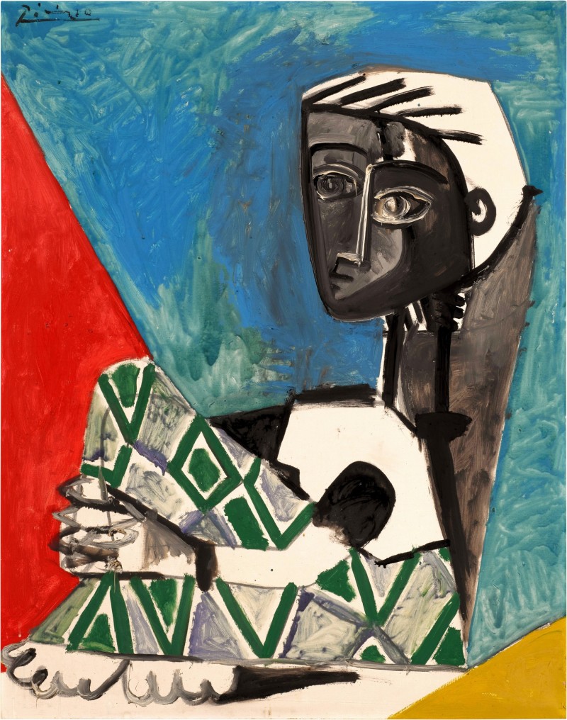 Pablo Picasso, <i>Femme Accroupie</i> (1954). Courtesy of Sotheby's.