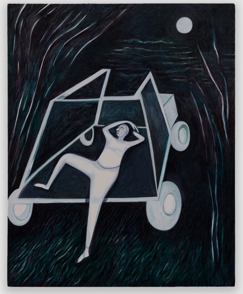Jaqueline Cedar, <em>We Will Touch Our Feet</em> (2021). Courtesy of Shelter Gallery, New York.