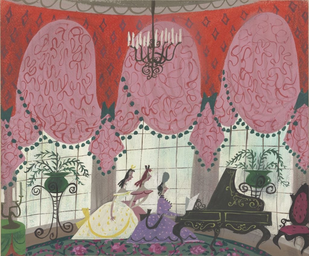 Mary Blair, Cinderella (1950). Walt Disney Animation Research Library © Disney.