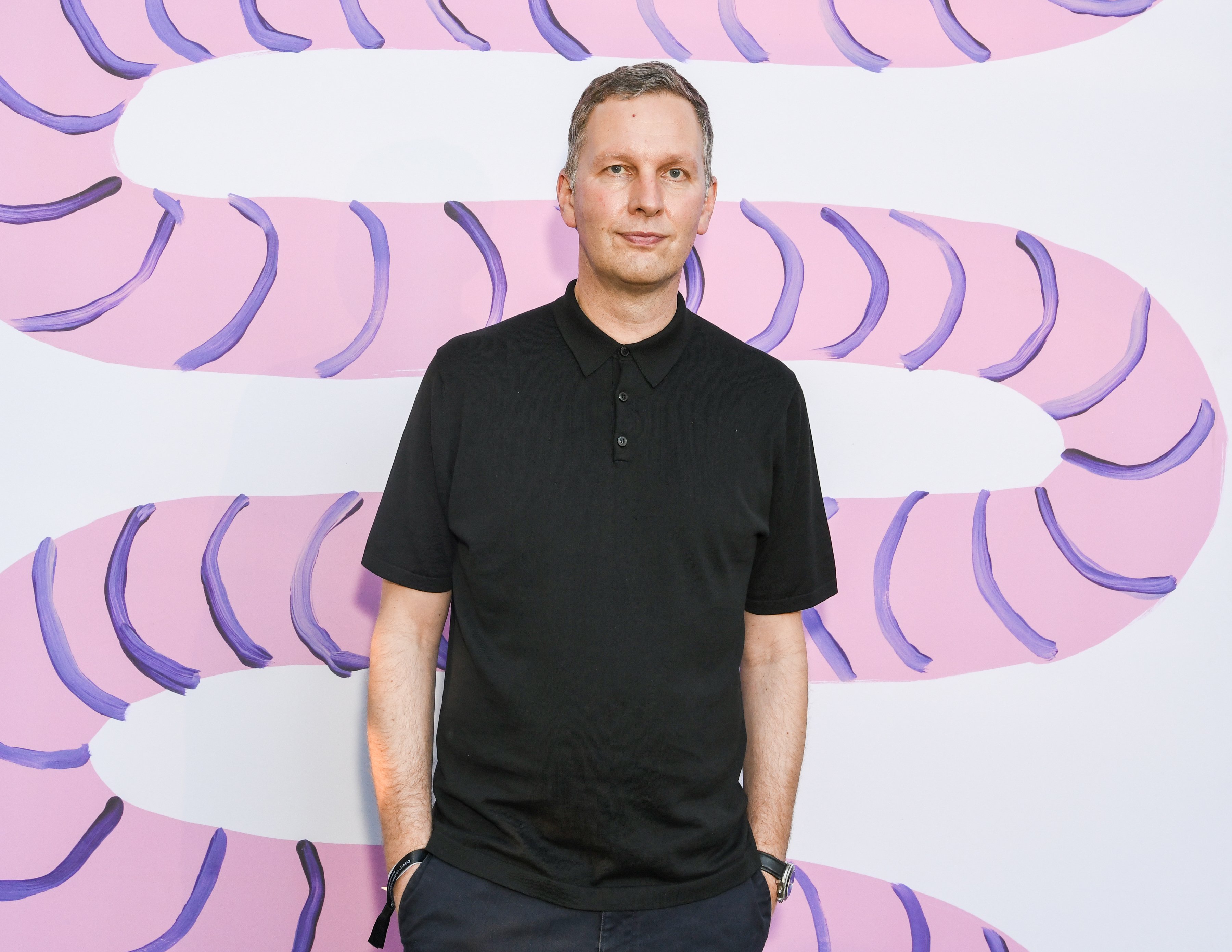 David Shrigley at Unconventional Bubbles with Ruinart. Photo courtesy of BFA.