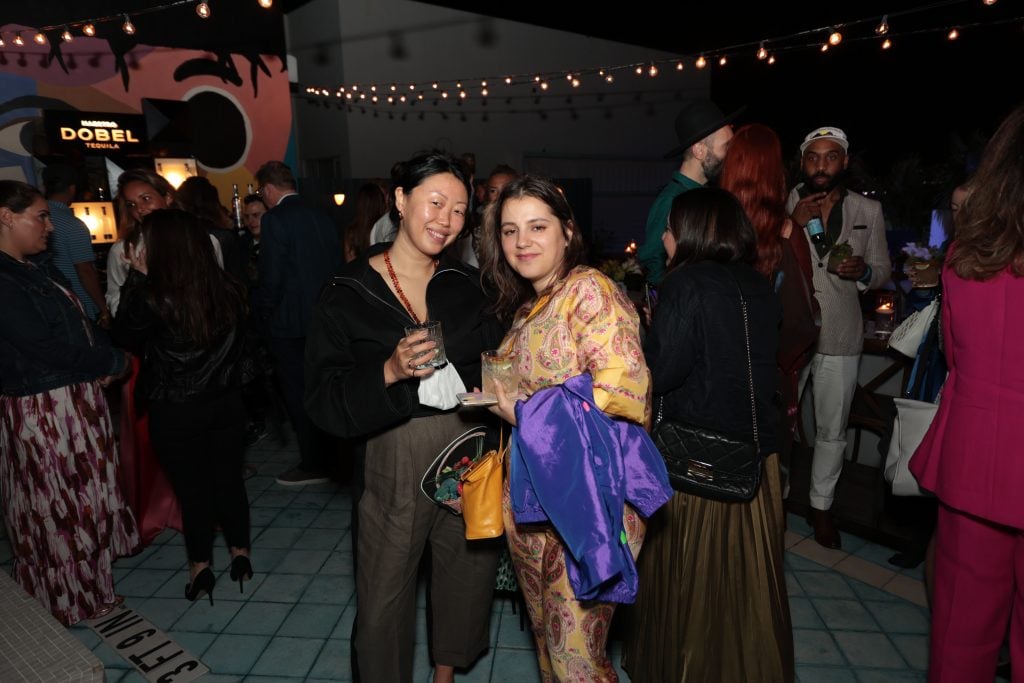 Shinae Lee and writer Jennifer Piejko. Photo: Edin Chavez.