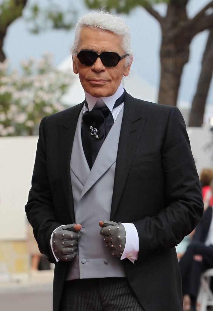 Karl Lagerfeld in Monaco. Photo by Sean Gallup/Getty Images