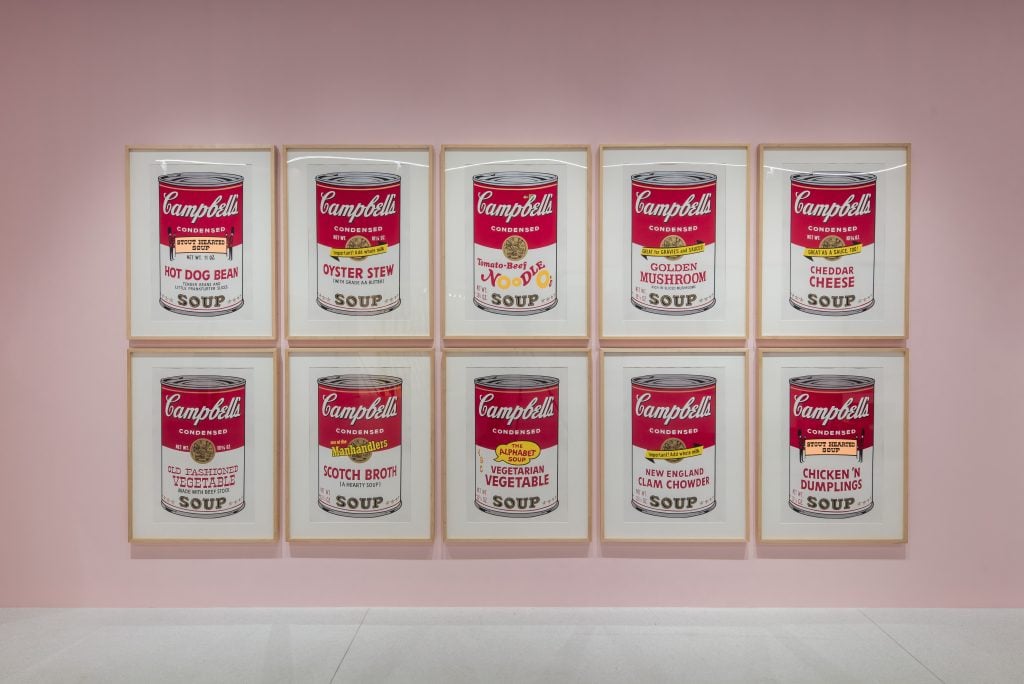 An installation view of 'Becoming Andy Warhol' at UCCA Edge, Shanghai. Courtesy of UCCA Center for Contemporary Art.
