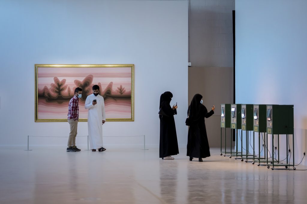 Installation view, Diriyah Contemporary Art Biennale 2021. Courtesy Canvas and Diriyah Biennale Foundation