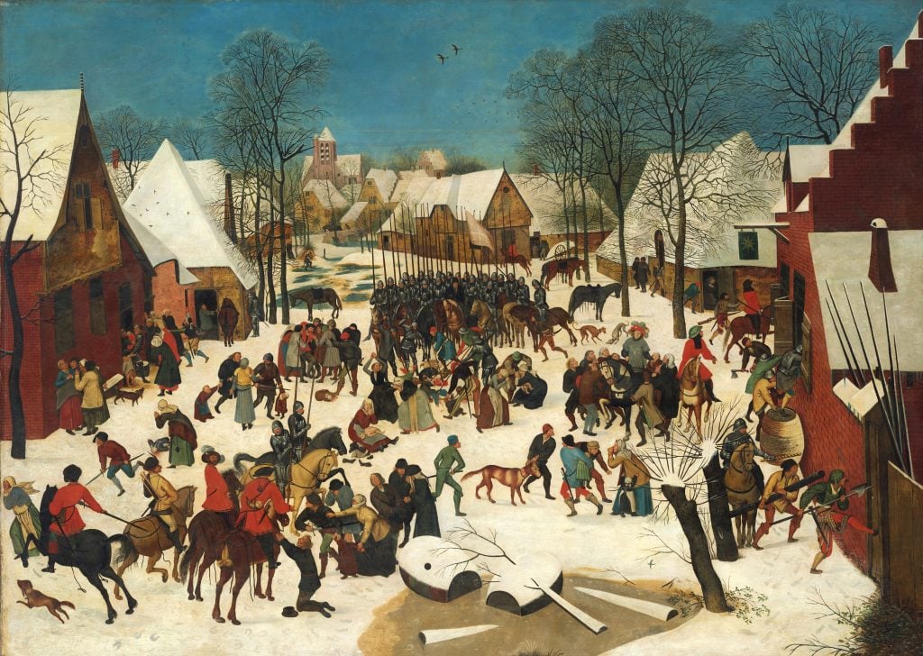 Pieter Brueghel the Younger, Massacre of the Innocents. Courtesy Christie's Images Ltd. 2021.